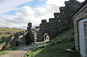 Ein Teil der Burgmauer