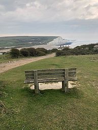 THE BRITISH SHOP unterwegs in East Sussex: Kreidefelsen Seven Sisters