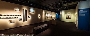 Ausstellungsraum zu "Our Connection to Water" im National Maritime Museum in Greenwich