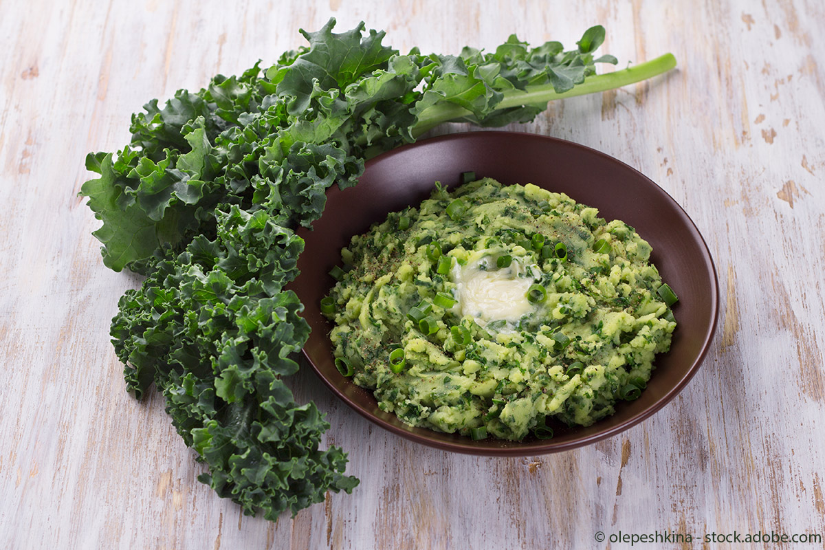 Colcannon, ein irisches Winteressen mit Grünkohl